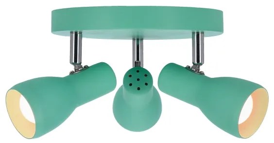 Luce Spot PICARDO 3xE14/40W/230V turchese