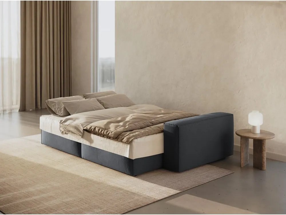 Divano letto grigio scuro 247 cm Jodie - Micadoni Home