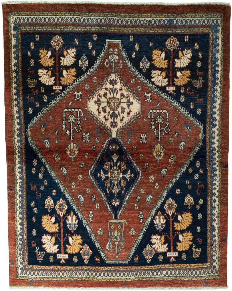 Gabbeh Tappeto persiano 200x150 Rosso (Iran) Annodato A Mano