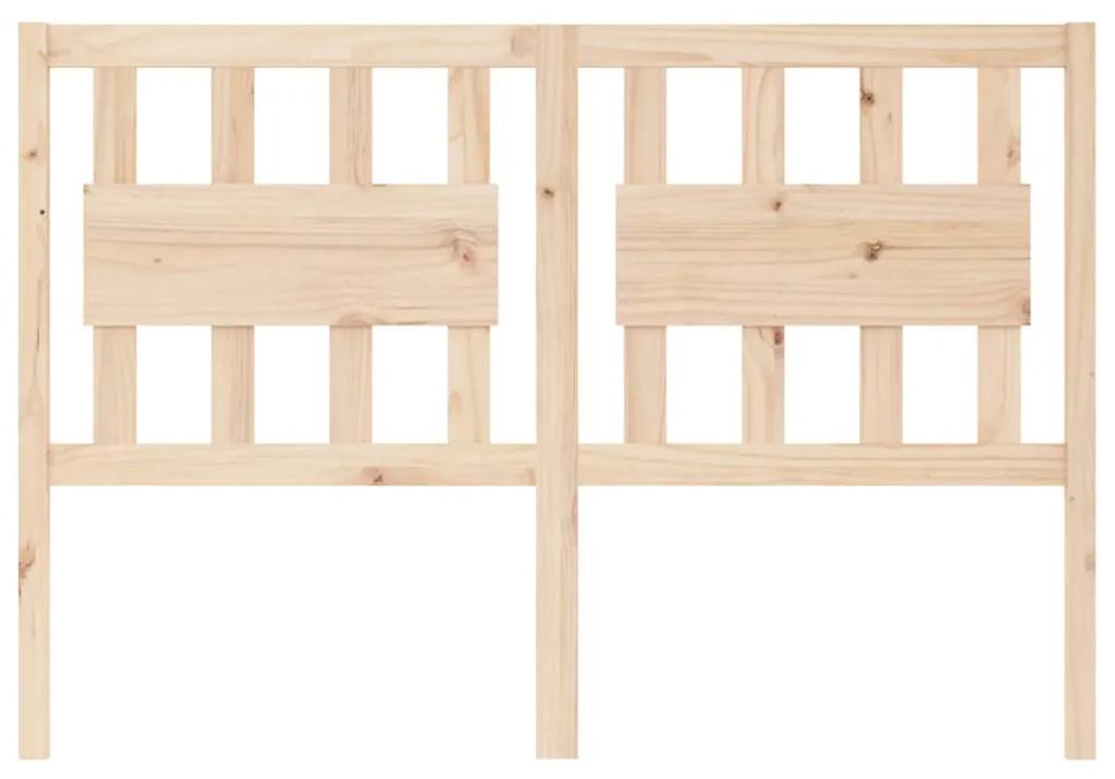 Testiera per letto 125,5x4x100 cm in legno massello di pino
