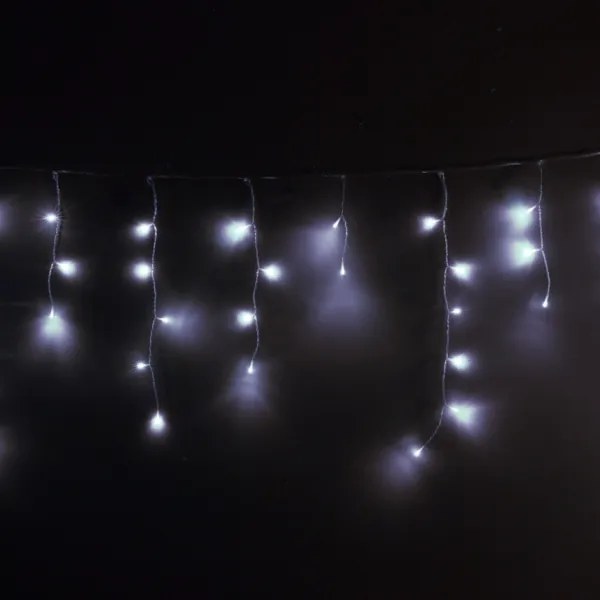 Brilagi - Catena LED per esterni, 200 LED, 8 funzioni, 13 m, IP44, bianco freddo