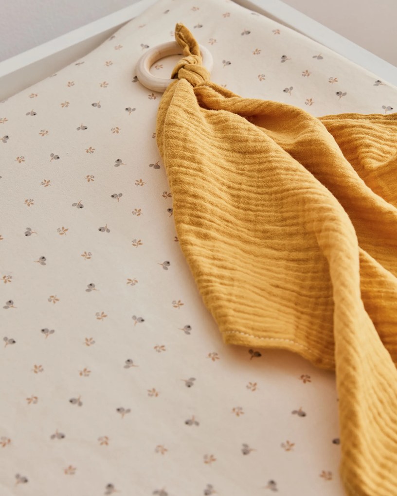 Kave Home - Doudou Yamile 100% cotone organico (GOTS) senape