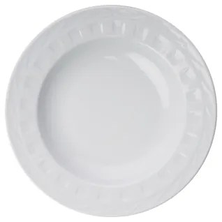 Set da tavola 18 pezzi in porcellana bianca