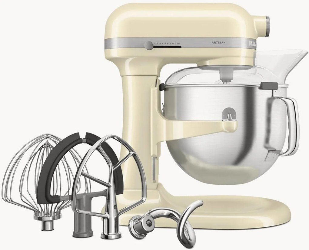 Robot da cucina con ciotola sollevabile Heavy Duty, 6,6 L, set da 7
