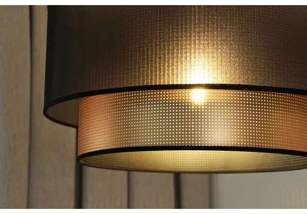 Duolla - Lampadario a sospensione con filo COPPER SHINY 1xE27/15W/230V diametro 45 cm marrone/rame
