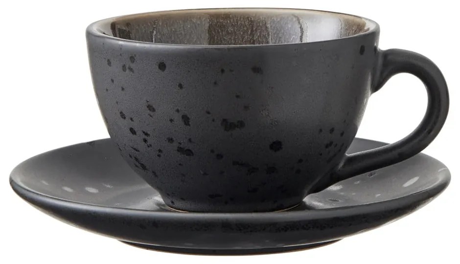 Tazzine in set nere/blu scuro in ceramica 4 pz 240 ml Gastro Black/Mix – Bitz