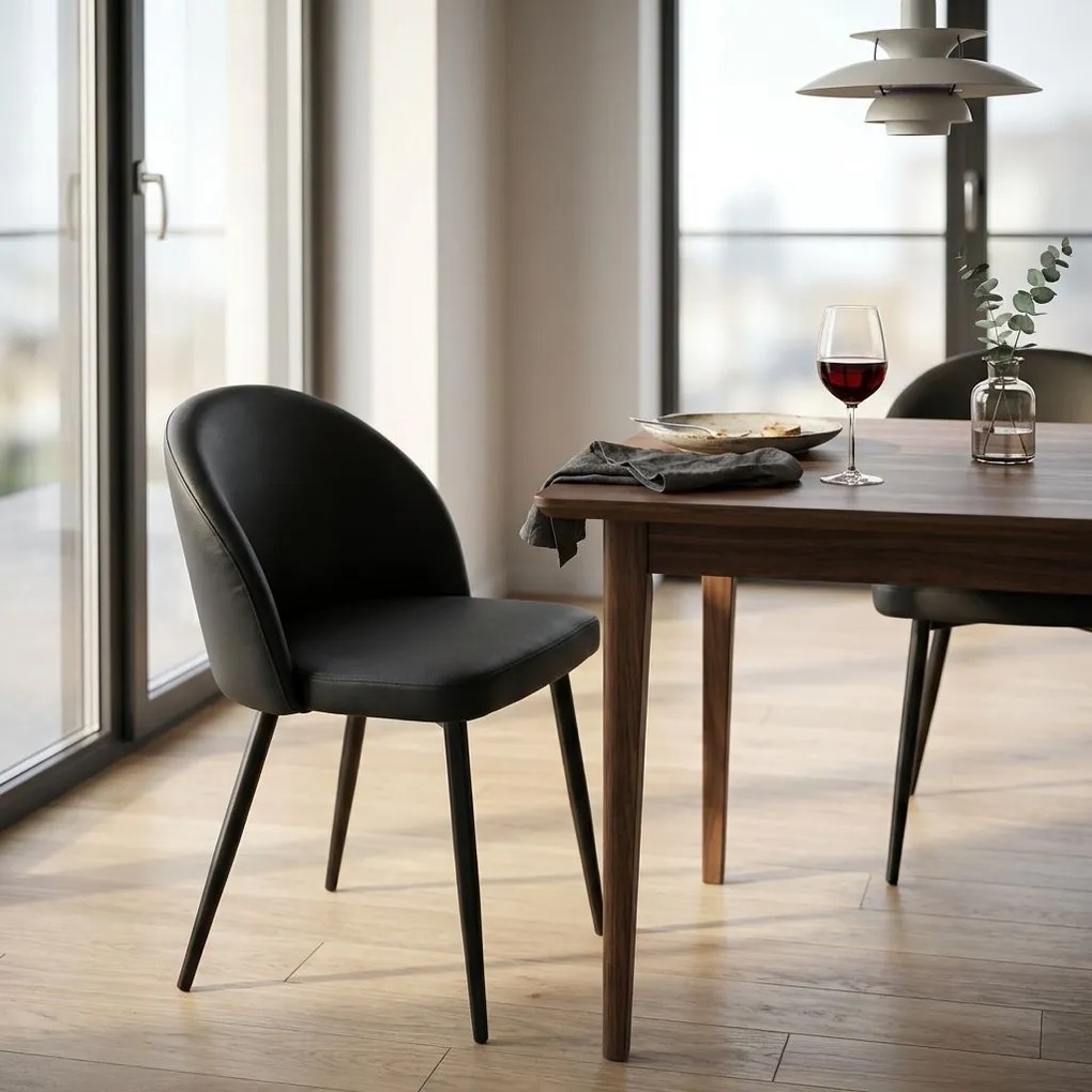 PRINCE - poltrona imbottita per sala da pranzo in ecopelle