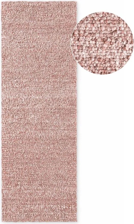 Passatoia rosa polveroso tessuta a mano 80x200 cm Notting Hill Portobello – Ted Baker