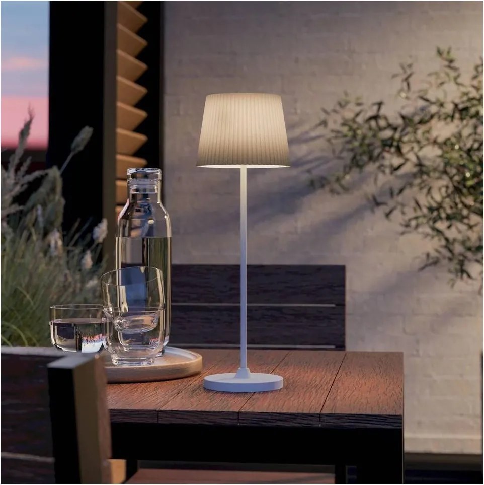 Eglo 75933 - Lampada da tavolo LED dimmerabile ricaricabile LEONERO LED/3,8W/5V 2000 mAh bianco/verde