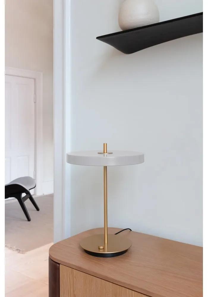 Lampada da tavolo dimmerabile a LED grigio chiaro con paralume in metallo (altezza 41,5 cm) Asteria Table - UMAGE