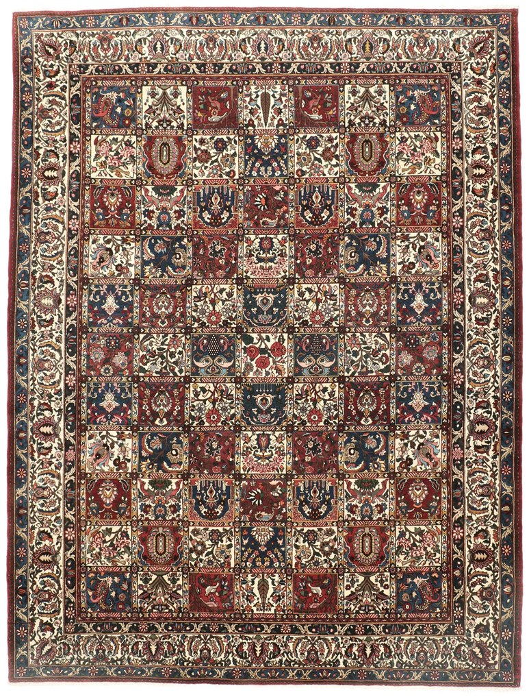Bakhtiar Tappeto 270x350 (Iran) Annodato A Mano