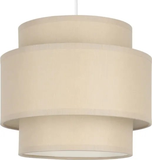Brilagi - Lampadario a sospensione con cavo RESNA 3xE27/60W/230V Ø 45 cm beige