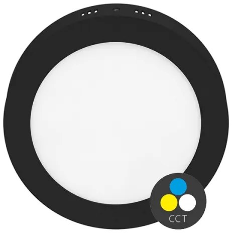 Ecolite LED-CSL-CCT/12W/CR - Lampada LED da soffitto LADA LED/12W/230V nera