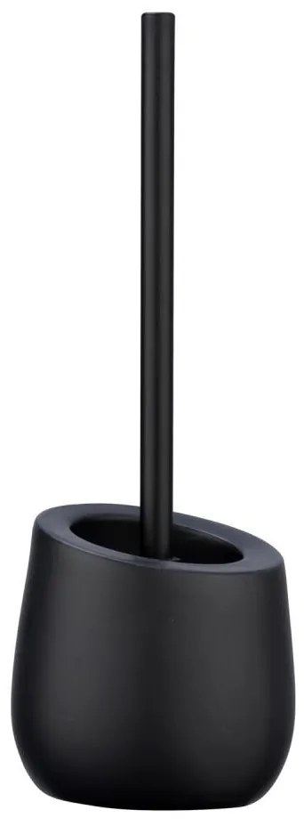 WENKO 23654800 - Spazzola WC BADI 13,5 x 38 cm nera