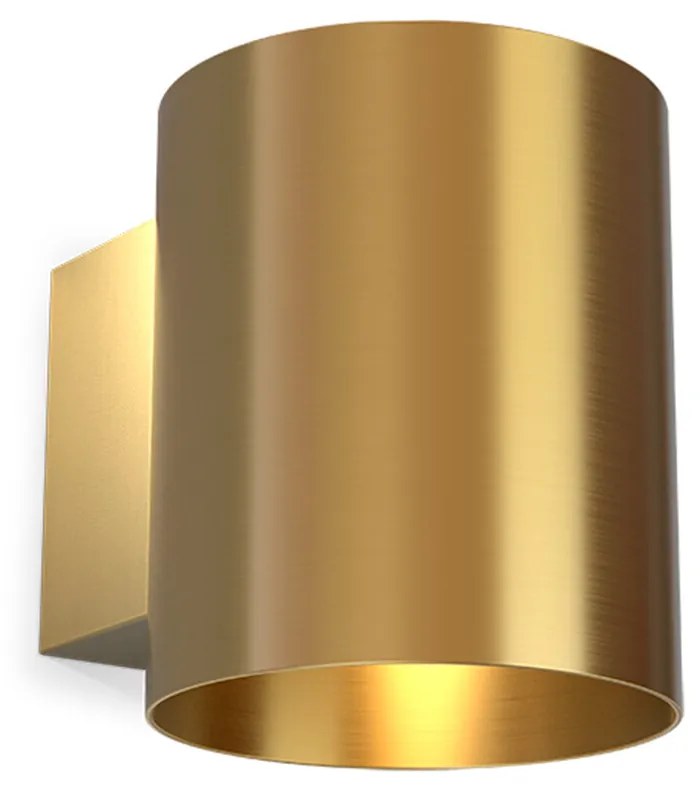 Herstal - Evoke Applique da Parete IP44 Small Satin Brass/Satin Brass Herstal