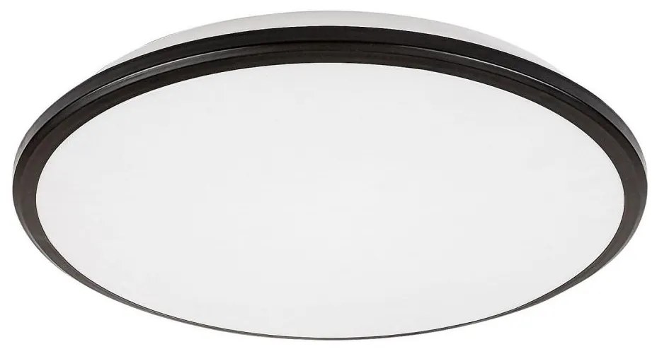 Rabalux 71128 - Plafoniera LED ENGON 24W 230V 3000K nera 38 cm