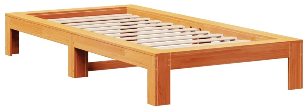 Letto senza materasso marrone cera 90x190 cm in legno di pino