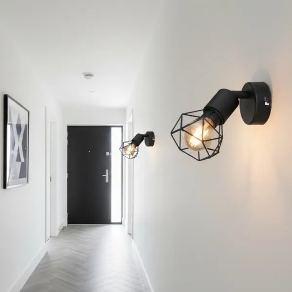 Brilagi - Faretto da parete orientabile CAGE 1xE14/40W/230V