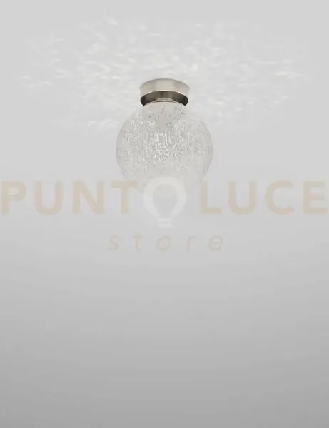 Rina lampada da soffitto 25 bianco murrina acciaio satinato 1 lucea...