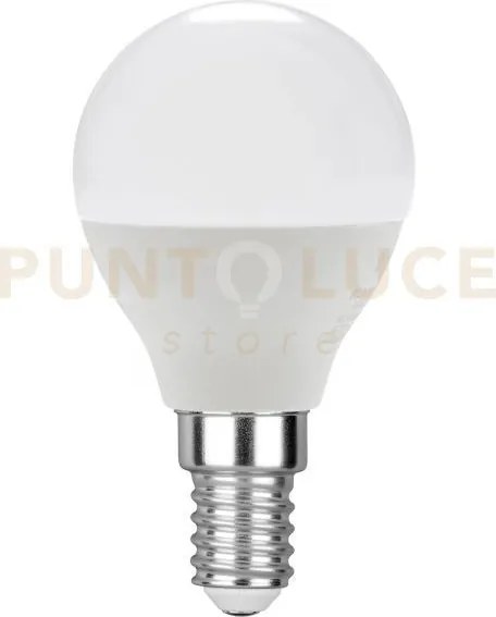Klassic-e14g-6f lampadina led globo attacco e14  6w 520lm 6500k 180...