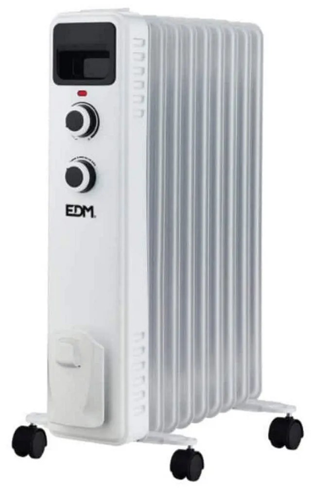 Radiatore a Olio (9 elementi) EDM 07124 Bianco 2000 W