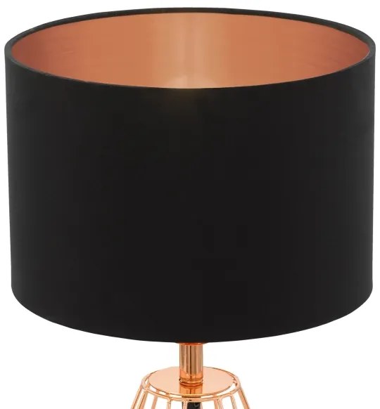 Eglo 95787- Lampada da tavolo CARLTON 2 1xE14/60W/230V