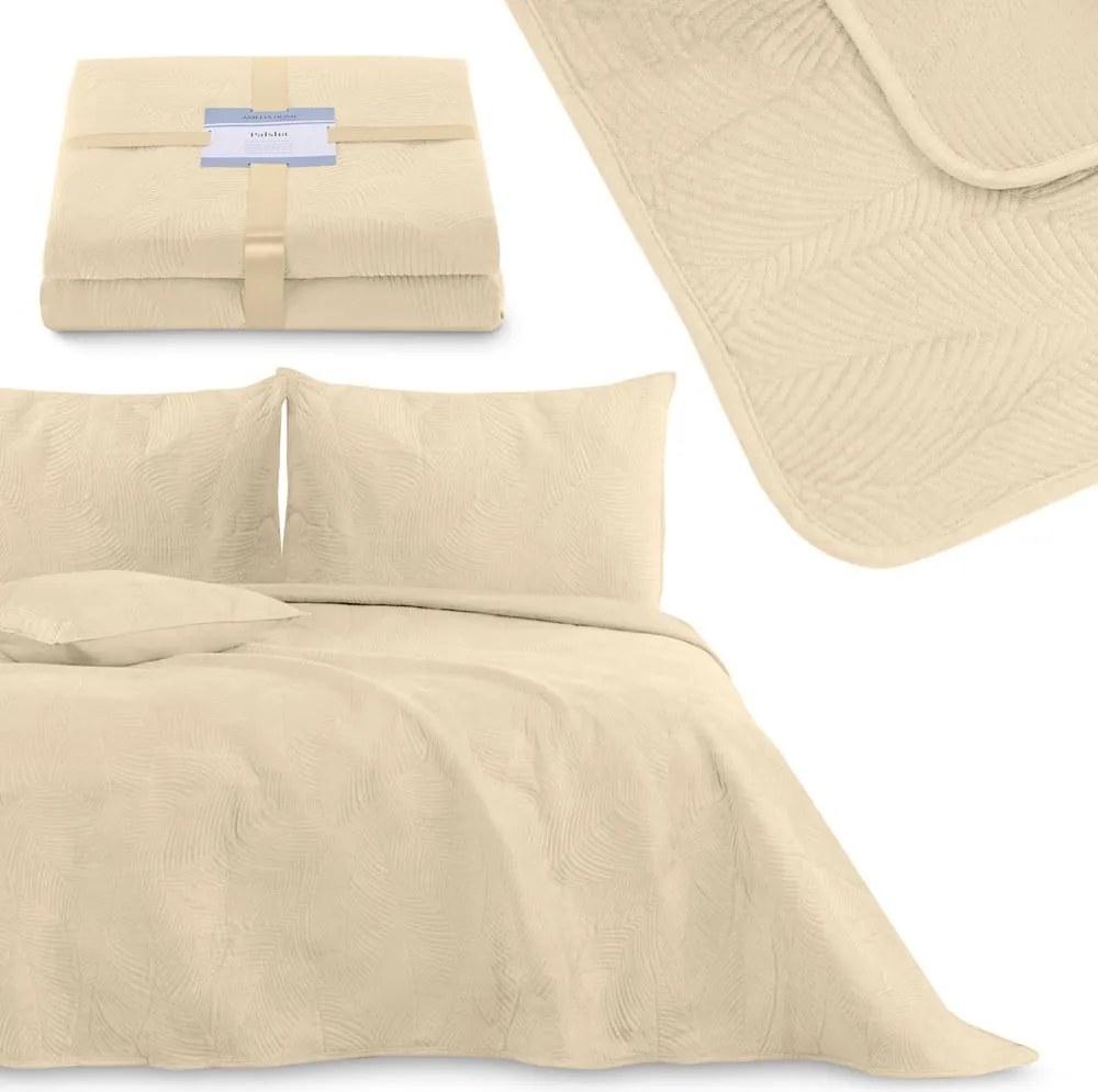 Copriletto beige 170x210 cm Palsha – Restilo