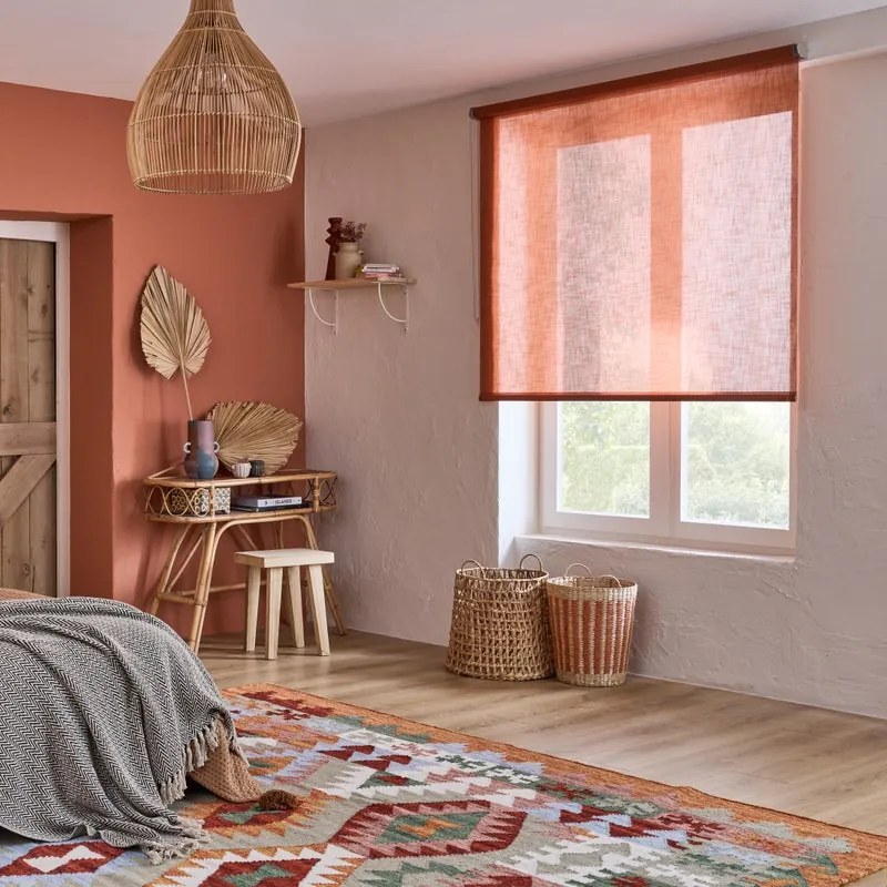 Tenda a rullo filtrante INSPIRE Kangri marrone terracotta 220x250 cm