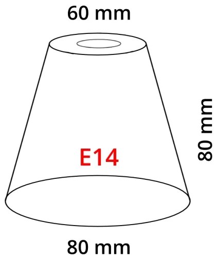Eglo 902262 - Paralume MY CHOICE E14 diametro 8 cm