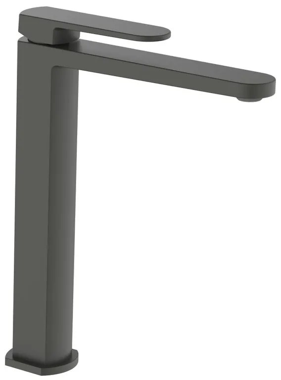 Rubinetto per lavabo Zefir grigio verniciato a polvere opaco AQUASANIT