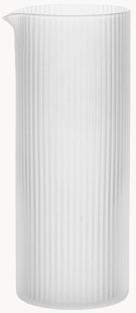 Caraffa in vetro soffiato millerighe Ripple, 400 ml
