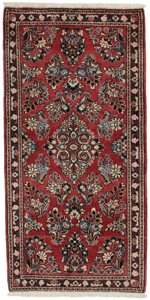Sarouk Tappeto persiano 60 x 130 (Iran) Annodato A Mano