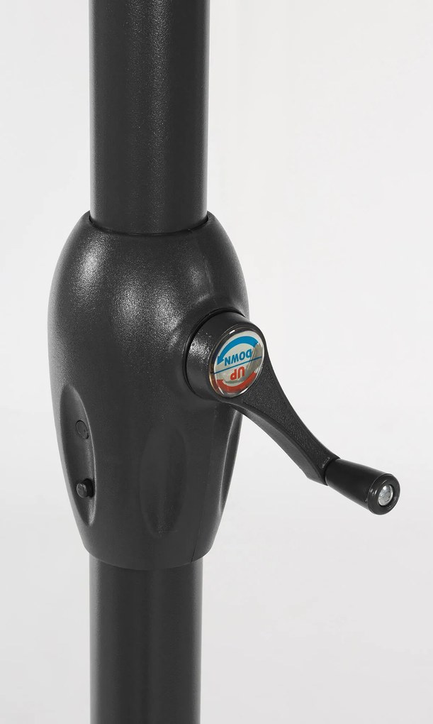 Ombrellone da Giardino Ø3 m Palo Ø46 mm in Alluminio Telo in Poliestere Ecrù...