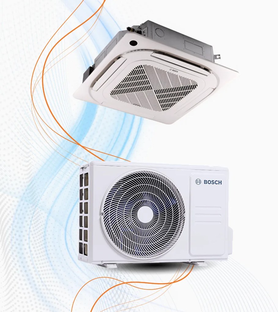 Climatizzatore Bosch Cassetta Climate 5000i Mono Inverter R-32 WiFi, 18.000