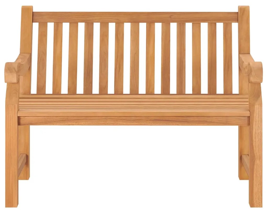 Panchina da giardino 114 cm in legno massello di teak