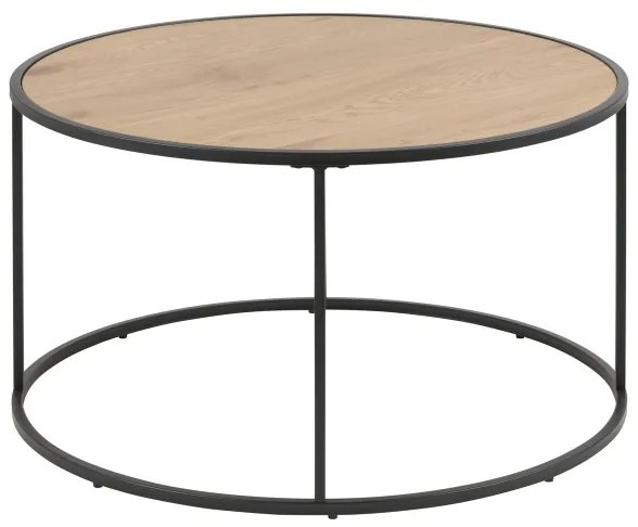 Tavolino SARON quercia/nero