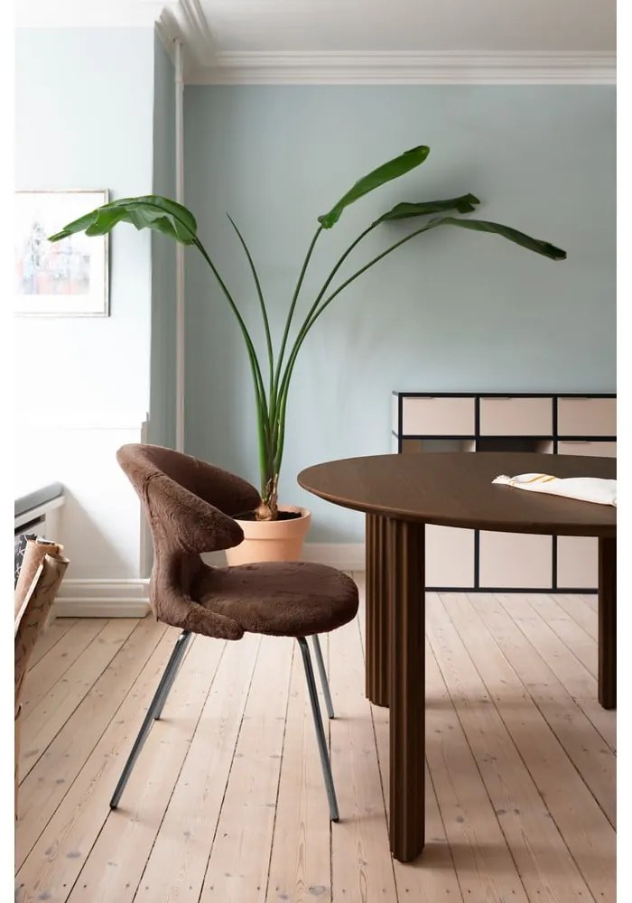 Tavolo da pranzo rotondo in rovere ø 120 cm Comfort Circle - UMAGE