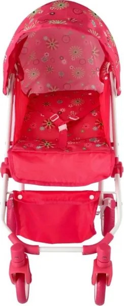 Passeggino sportivo per bambole rosso