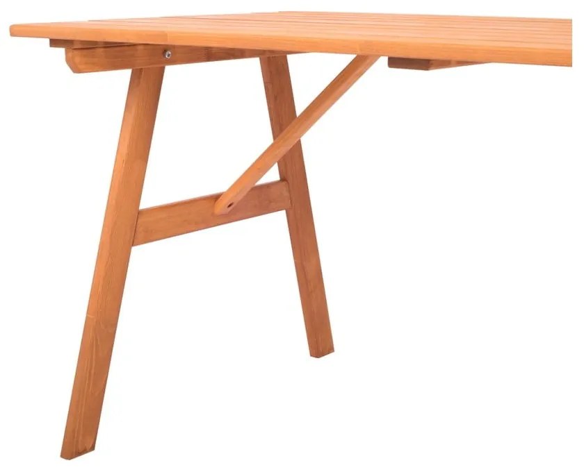 Set da pranzo da giardino in legno massiccio per 4 persone Sylva - Rojaplast