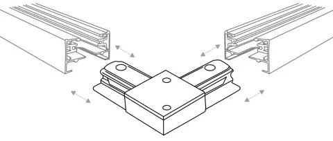 Zuma Line 3042 - Faretto per sistema a binario REFLEKTOR 6xGU10/10W/230V