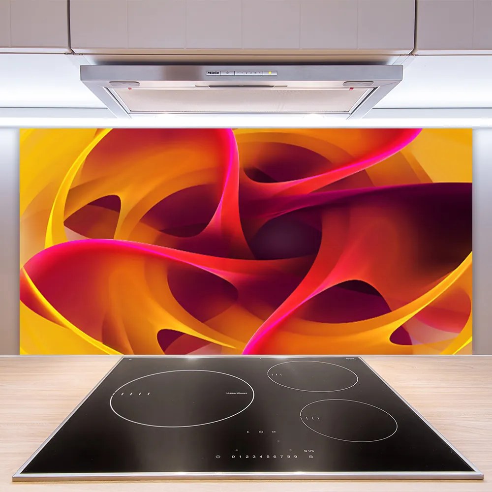 Pannello paraschizzi cucina Grafica di astrazione 125x50 cm