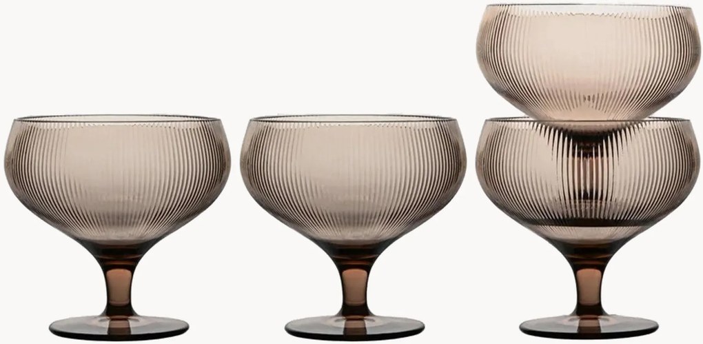 Set di 4 coppe da champagne Billi