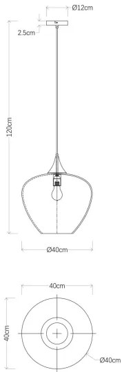 Globo 15548H2 - Lampadario a sospensione con filo MAXY 1xE27/60W/230V nero