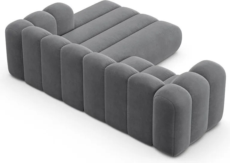Divano angolare grigio ad angolo destro Lupine - Micadoni Home