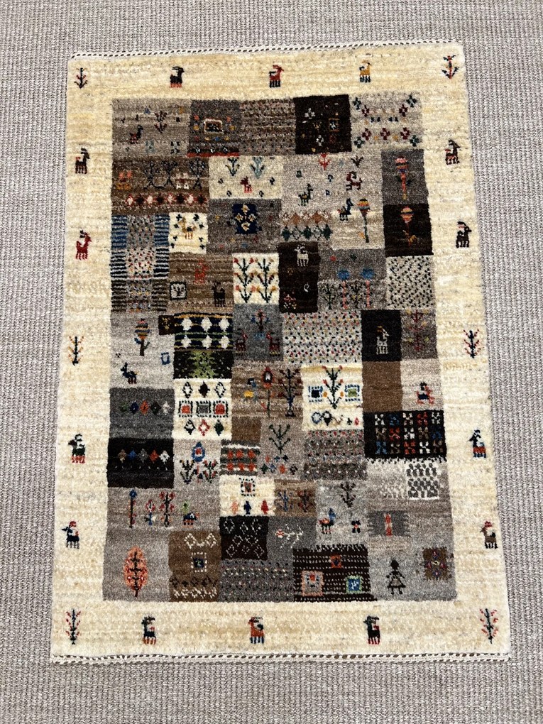 Loribaft Tappeto persiano 60x90 (Iran) Annodato A Mano