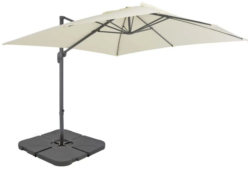 Ombrellone Da Giardino Con Base Portatile Sabbia /