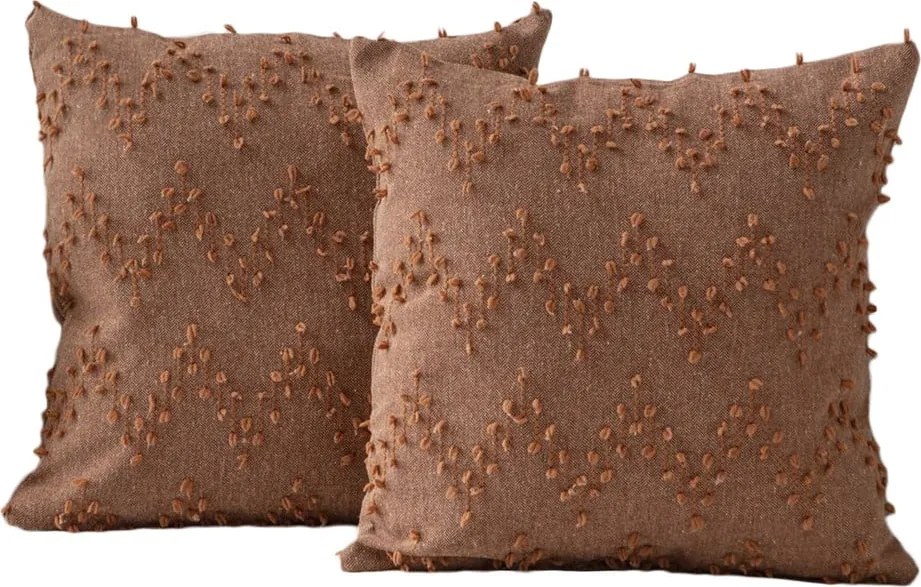 Federe decorative in set 2 pz 43x43 cm Tuffet – Mioli Decor