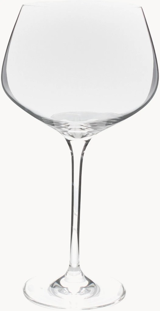 Set di 4 bicchieri da vino in cristallo Mystique