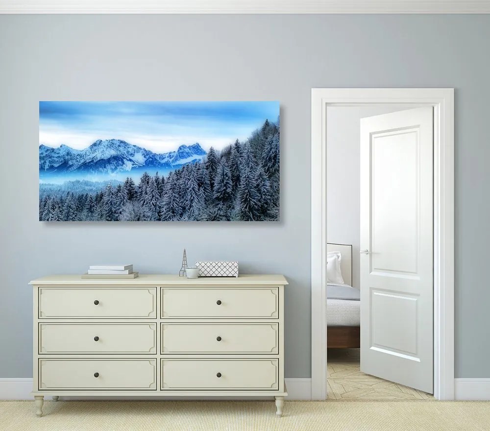 Quadro su tela – Montagne congelate