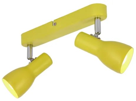 Luce Spot PICARDO 2xE14/40W/230V giallo